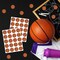 500Pcs Glitter Basketball Sticker Sport Paper Decal Self-Adhesive Sticker Label for Party Favor Envelope Scrapbook DIY Supplies, 1.5 in